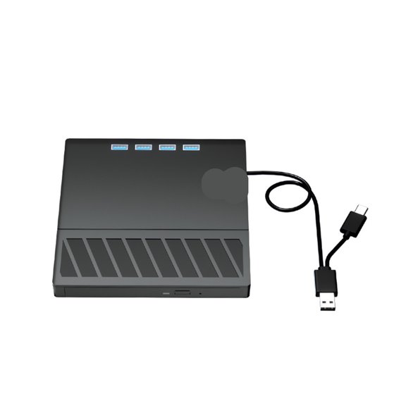 7-in-1 USB 3.0 Type C External CD DVD Player Burner Reader with SD/TF Port Portable Optical Disc Drive