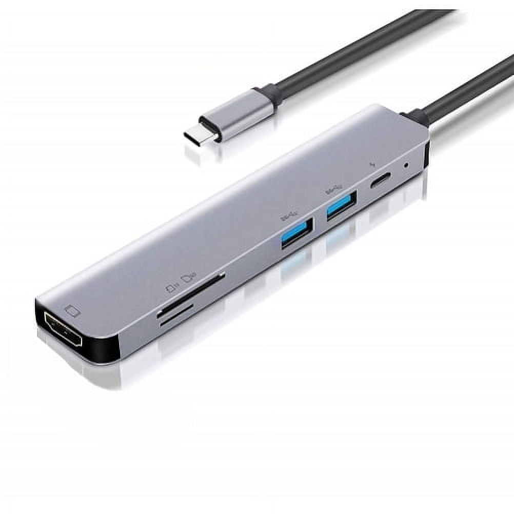 Adaptador USB-C a HDMI VGA Divisor de video HDTV Cable TV Video Hub para  Galaxy Z Flip 3, Z Fold 3 5G, convertidor de proyector compatible con  Samsung