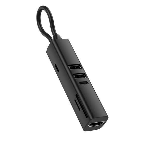7 in 1 USB C HUB USB 3.0 HDTV 4K 30Hz Video SD TF Card Slot Reader Multi-Ports PD 100W Charging for PC/Laptops A