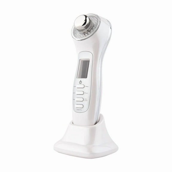 7-in-1 Ultrasonic Positive and Negative Ion Introduction and Export Device Colored Light Vibration Home Skin Management Beauty Device