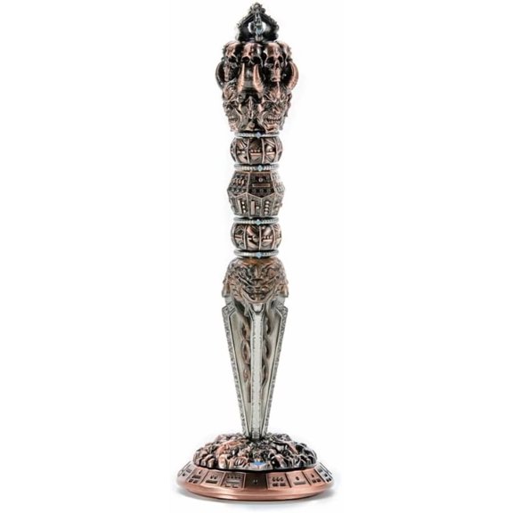 7in1 Wand Spinner Dice, Metal Dungeons and Dragons Dice, Roulette Dice, Revolver Bullet Dice, Made from Zinc Alloy