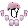 thumbnail image 1 of MIXFEER Kids 7 in 1 Helmet and Pads Set Adjustable Kids Knee Pads Elbow Pads Wrist Guards for Scooter Skateboard Roller Skating Cycling, 1 of 7