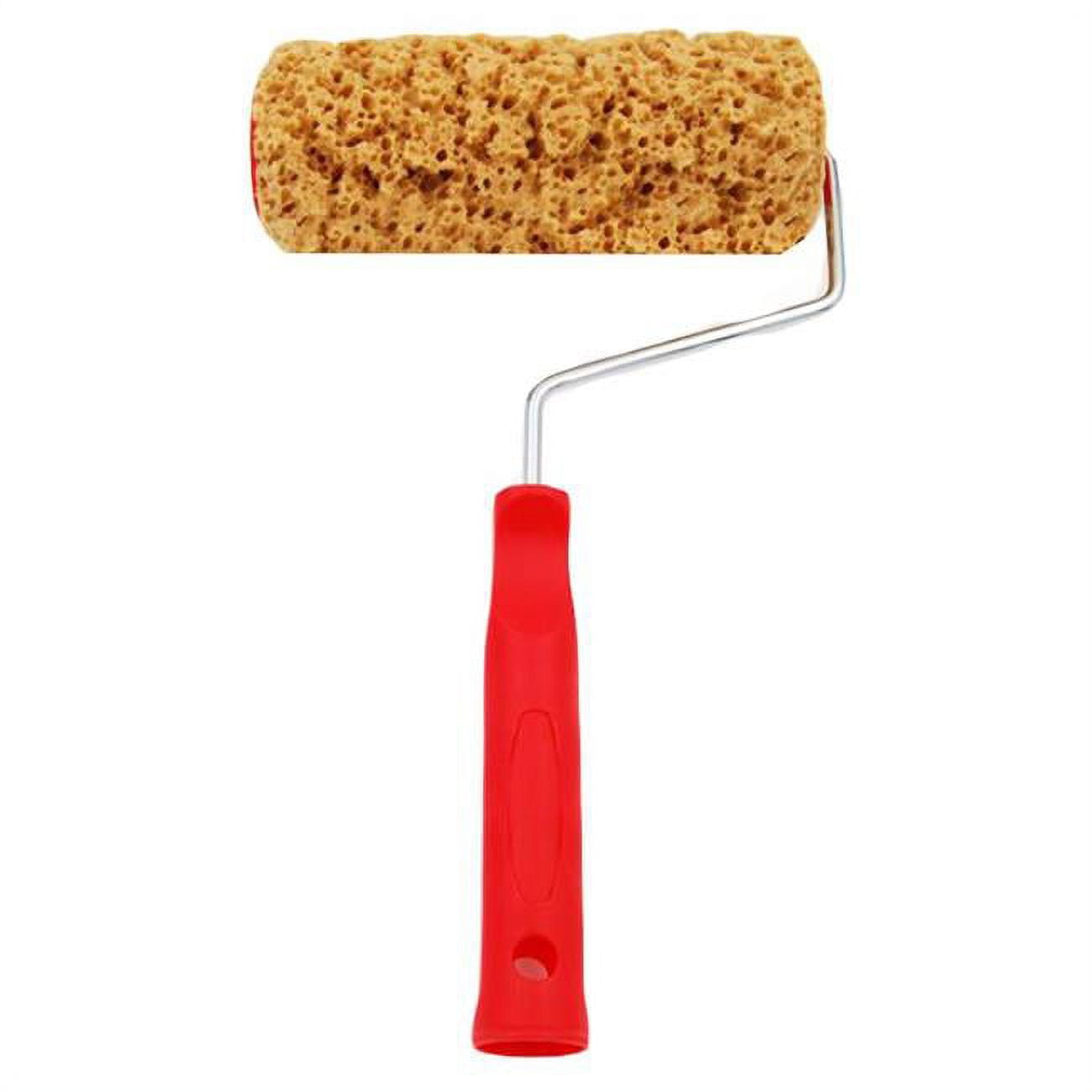 7 in. Art Craft Texture Decorative Pattern Sponge Paint Roller, Multi