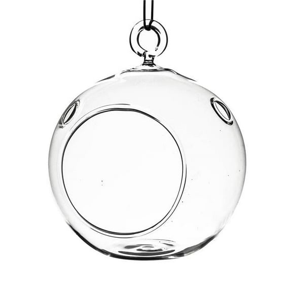 7 in. Clear Round Hanging Terrarium Globe
