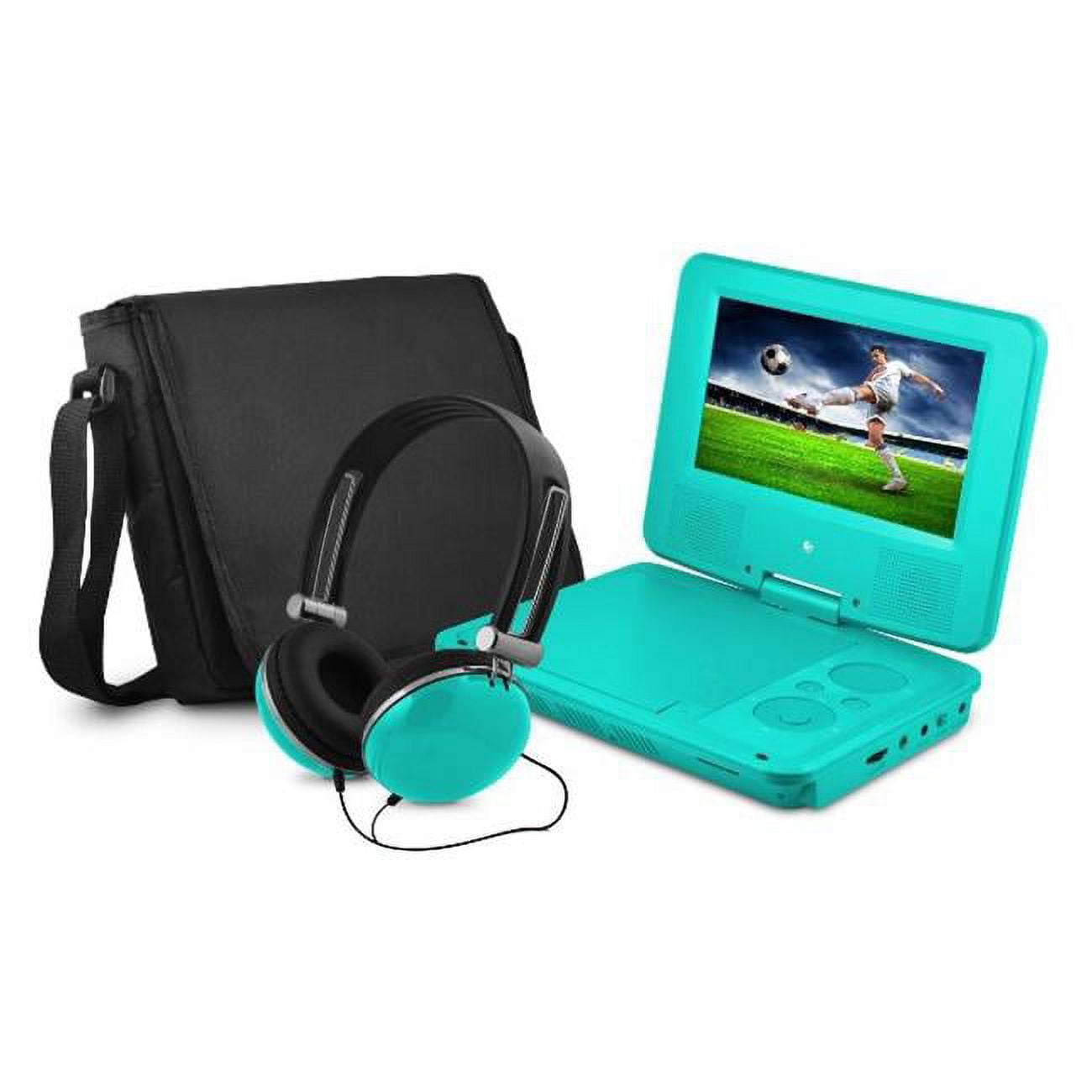 9 in. Dvd Player Bundle Blue - Walmart.com