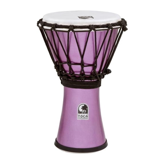 7 in. Freestyle Colorsound Djembe, Metallic Violet
