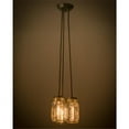 thumbnail image 1 of 7 in. Mason Jar 3 Light Pendant, Sparkle Silver, 1 of 1