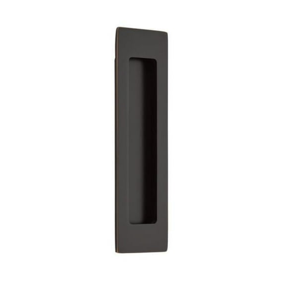 7 in. Modern Rectangular Flush Pull, Oil Rubbed Bronze