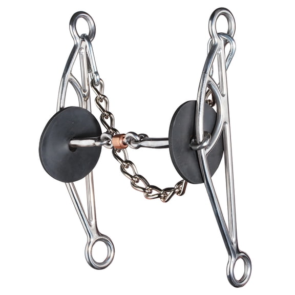 7 in Professionals Choice Snaffle Mouth Derby Horse Bit Western Tack