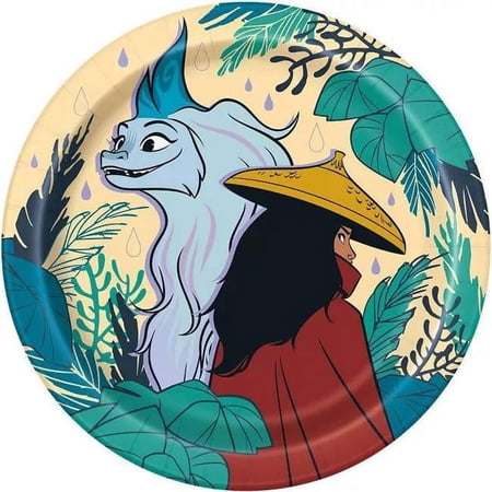 7 in. Raya & the Last Dragon Paper Plates, 8 Count