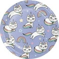 thumbnail image 1 of 7 in. Sassy Caticorn Dessert Plates - 96 Count, 1 of 1