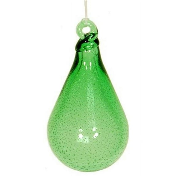 7 in. Stardust Teardrop Glass Ornament