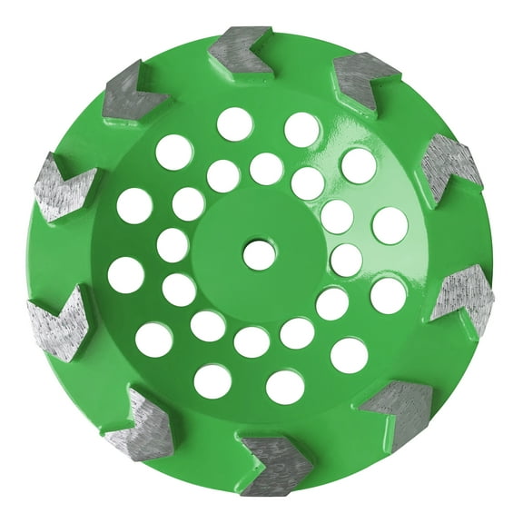 7 inch 180mm 5/8-11 Diamond Cup Wheel Concrete Grinder Arrow Segment Grinding Wheel Floor Grinder Disk Cup Wheel