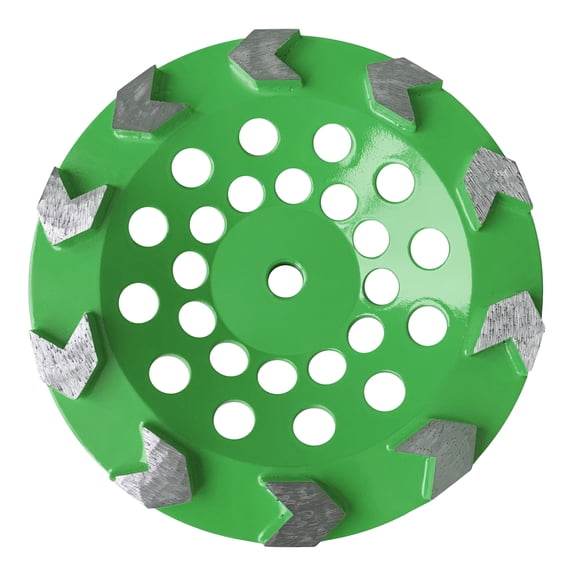 7 inch 180mm 5/8-11 Diamond Cup Wheel Concrete Grinder Arrow Segment Grinding Wheel Floor Grinder Disk Cup Wheel