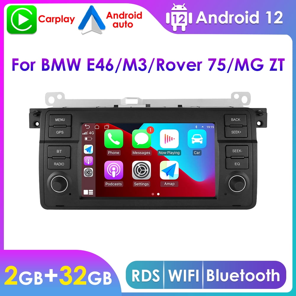 7 inch Android 12 Apple Carplay 2+32GB Wifi Auto Car Stereo Radio Head ...