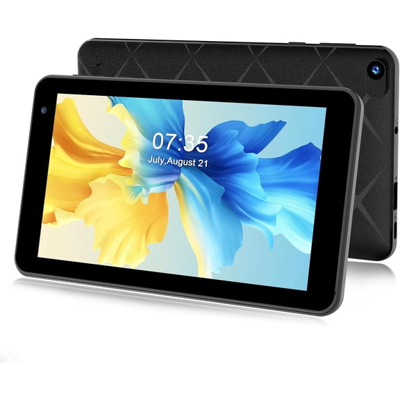 7 inch Android 15 Tablet, 8GB RAM 32GB ROM, 5GHz WiFi, 3500mAh | 7-inch Android 15 Tablet | 3+5GB RAM + 32GB ROM | 5GHz WiFi | Five-Core | HD IPS Display | Expandable to 1TB