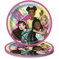 thumbnail image 1 of 7 inch Barbie Round Dessert Plates (8 Pk) - Party Supplies Decorations, 1 of 3