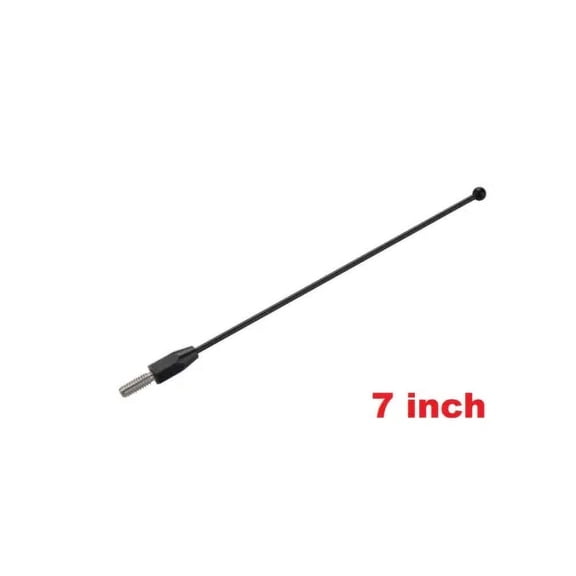 7" inch Black Stainless Antenna Mast Power Radio for MITSUBISHI OUTLANDER 2007-2017