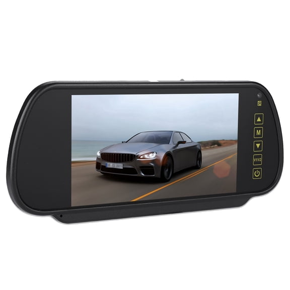 7 inch Car Rear View Mirror Monitor, HD LCD Display for Backup Camera, Universal Fit
