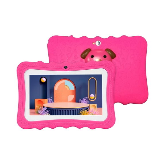 7-inch Children's Tablet, 1GB RAM, 8GB Storage, Front & Rear Camera, Android 4.4, WiFi, Bluetooth, Early Education Learning Tablet