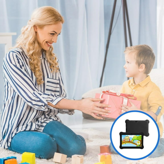 7-inch Children's Tablet Computer Android Tablets Children's Early Education Learning Machine Parent-child Gift Machine Christmas Gift Built-in Cameras