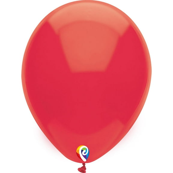 7 inch Funsational Red Latex Balloons (50 Pack) - Party Supplies Decorations