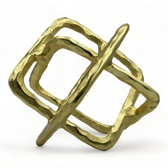 7 inch Gold Decorative Metal Object by 90210 Kitchen and Bath