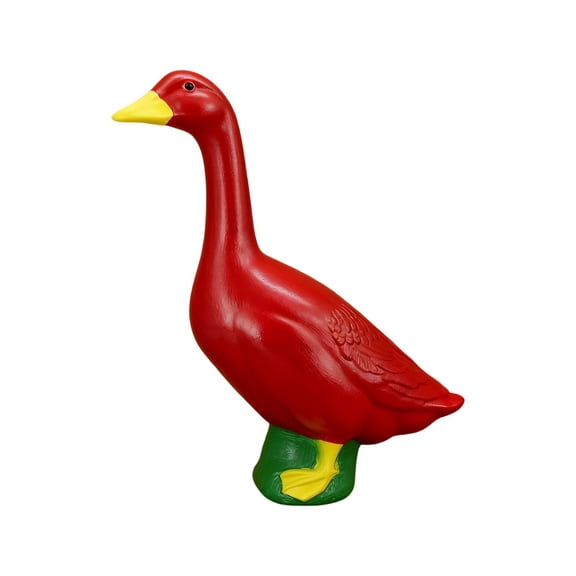 7 inch Goose Statue, Resin Outdoor Goose Statue, Porch Decor Ornament, Garden Art Sculpture, Outdoor Resin Goose Decor, Lawn Goose Statue, Housewarming Gift Decor, Patio Statue Ornament