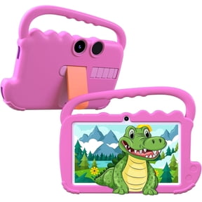 7 inch Kids Tablet Android Toddler Tablet, 7" Tableta for Boys Girls, 4GB RAM 32GB ROM WiFi Dual Camera IPS Safety Eye Protection Screen, Parental Control APP, Latest Model Kid Tablets, Pink