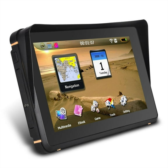 7 inch Motorcycle GPS Navigation Device Ultrabright and Rain-Resistant Display ,Effortless Control