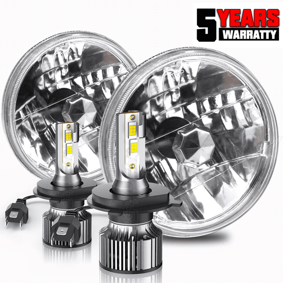 7" inch Round LED Headlights Hi/Lo Beam DRL for 1967-1972 Chevy C10