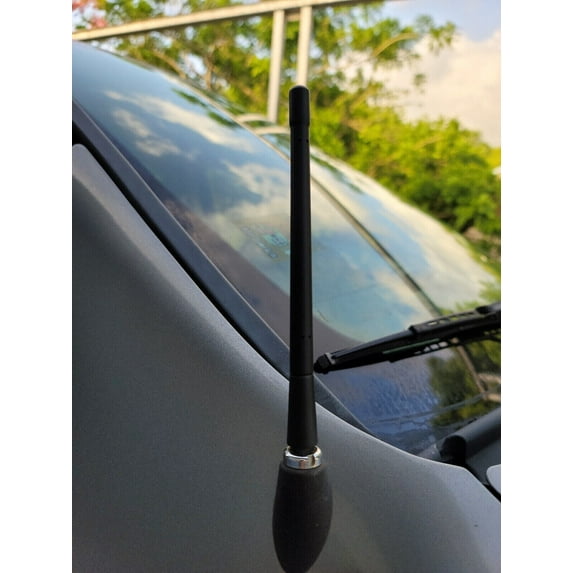 Bullet Style 0.5 Cal Black Antenna Mast Radio AM/FM For Chevrolet - Foto 7