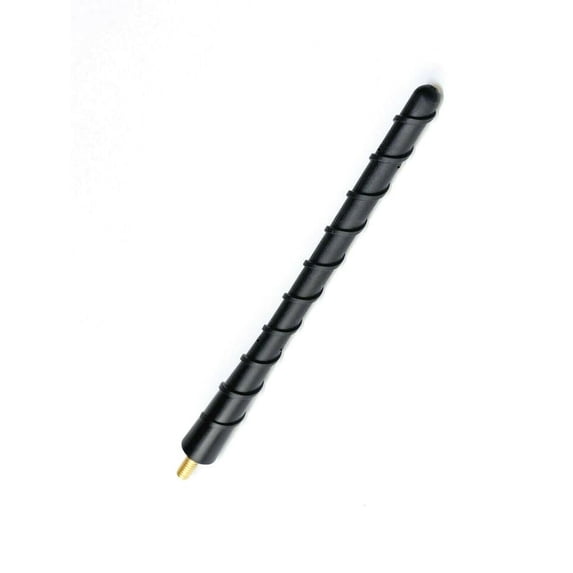7" inch Short Black Rubber Spiral Antenna Mast Power Rod Radio AM/FM for BMW Z4 Z 4 2003-2017 – Great Looking Antenna Replacement – Weatherproof – Easy Setup – Enhanced Reception