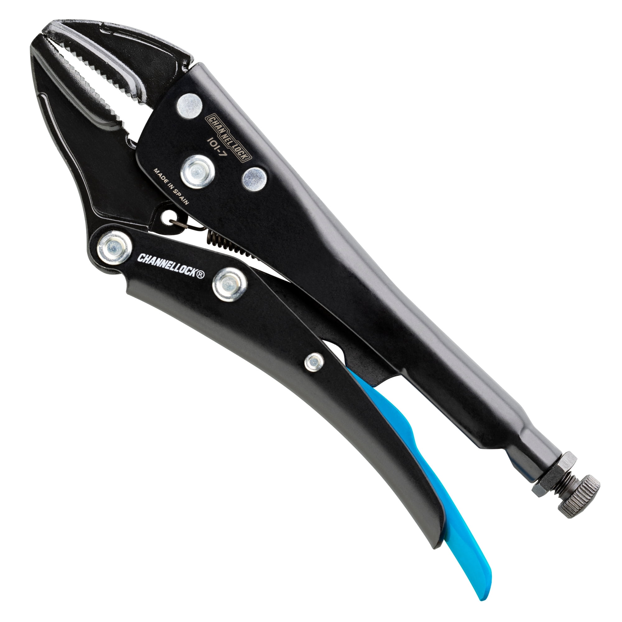 CHANNELLOCK 7-inch Straight Jaw Locking Pliers, Ideal for Excellent Clamping on Flat Stock and Fasteners (101-7)