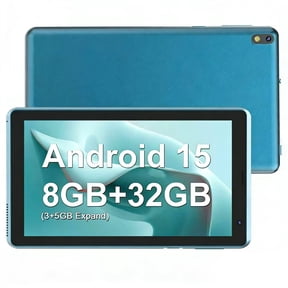 7 inch Tablet Android 15 Tablets, 8GB RAM 32GB ROM 1TB Expandable, Quad-Core Processor Tablet PC, WiFi6, 3000mAh Battery, Bluetooth, 1024 x 600 IPS Touch Screen, 5MP Dual Camera, GMS Certified, Navy