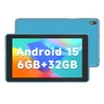 thumbnail image 1 of 7 inch Tablet Android 15 Tablets, 6GB RAM 32GB ROM 1TB Expandable, Quad-Core Processor Tablet PC, WiFi6, 3000mAh Battery, Bluetooth, 1024 x 600 IPS Touch Screen, 2+5MP Dual Camera, GMS, Navy, 1 of 7