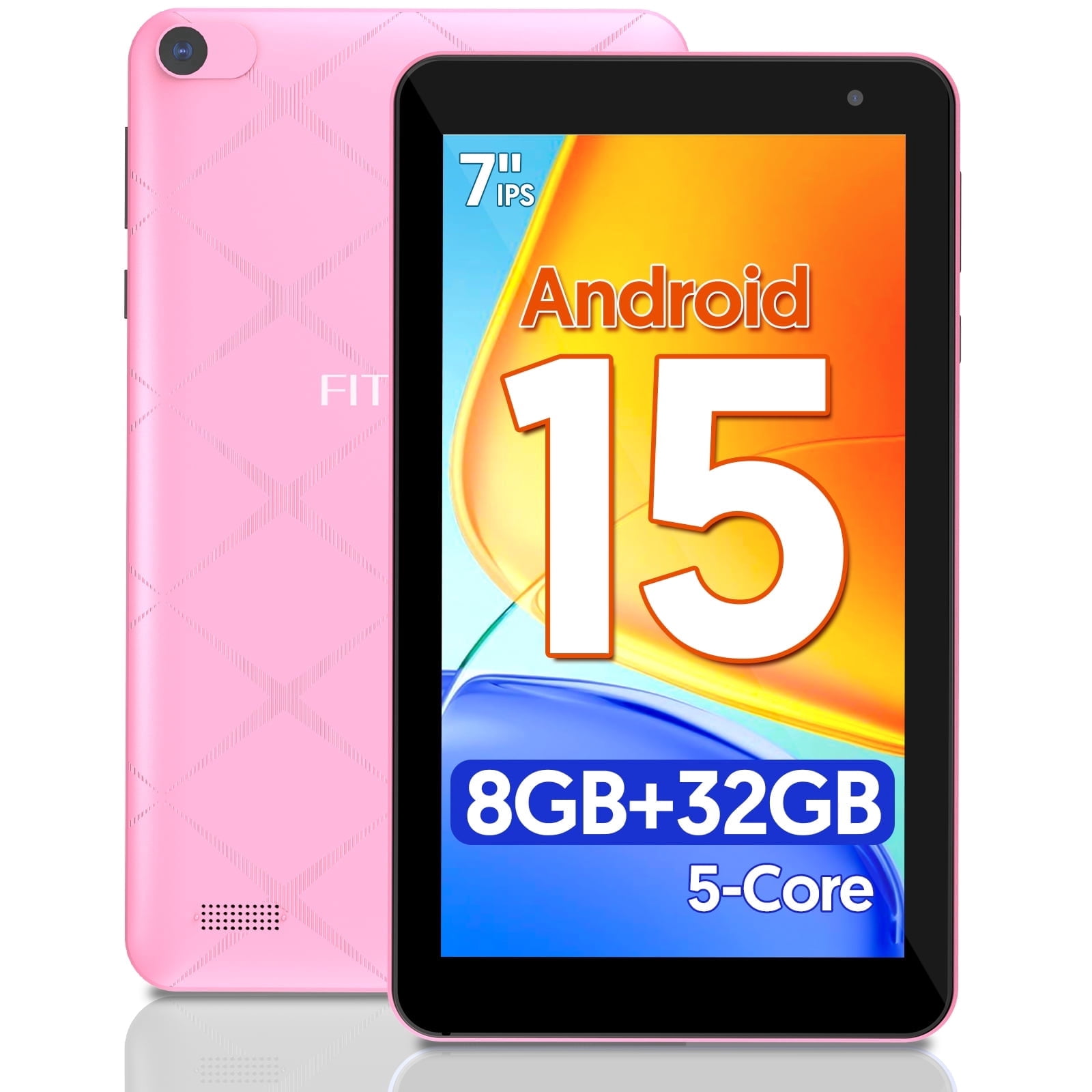 FITIFUN 7 inch Tablet Android 15 Tablets, 8GB RAM 32GB ROM 1TB