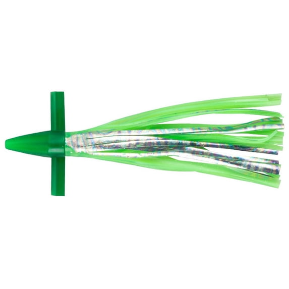 7 inch Trolling Lure Double Skirted Soft sea Head Teaser Bait Bird Tuna Mahi