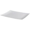 thumbnail image 1 of 7 inch White Pearl Rectangle Dinner Plate – Elegant Disposable Plastic Dinner Plate for Weddings, Parties, Catering, and Buffets – Durable & Reusable Tableware – Food-Safe BPA-Free Design (80), 1 of 1