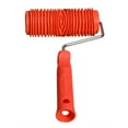 thumbnail image 1 of 7 inch Wood Roller with Handle Rubber DIY Imitation Wood Tool Painting Tool for Wall Room Decor, 1 of 7