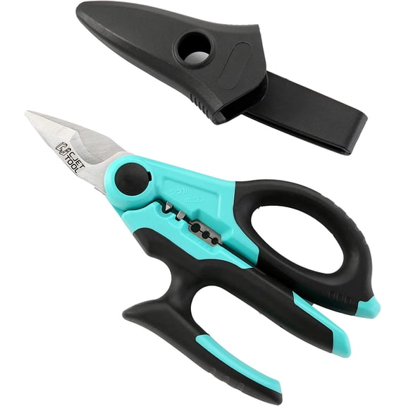 .7 inch stainless steel professional electrician scissors multi-functional handle design aluminum copper soft cable