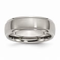 thumbnail image 1 of 7 mm Titanium Ridged Edge Brushed & Polished Band, Size 14.5, 1 of 1
