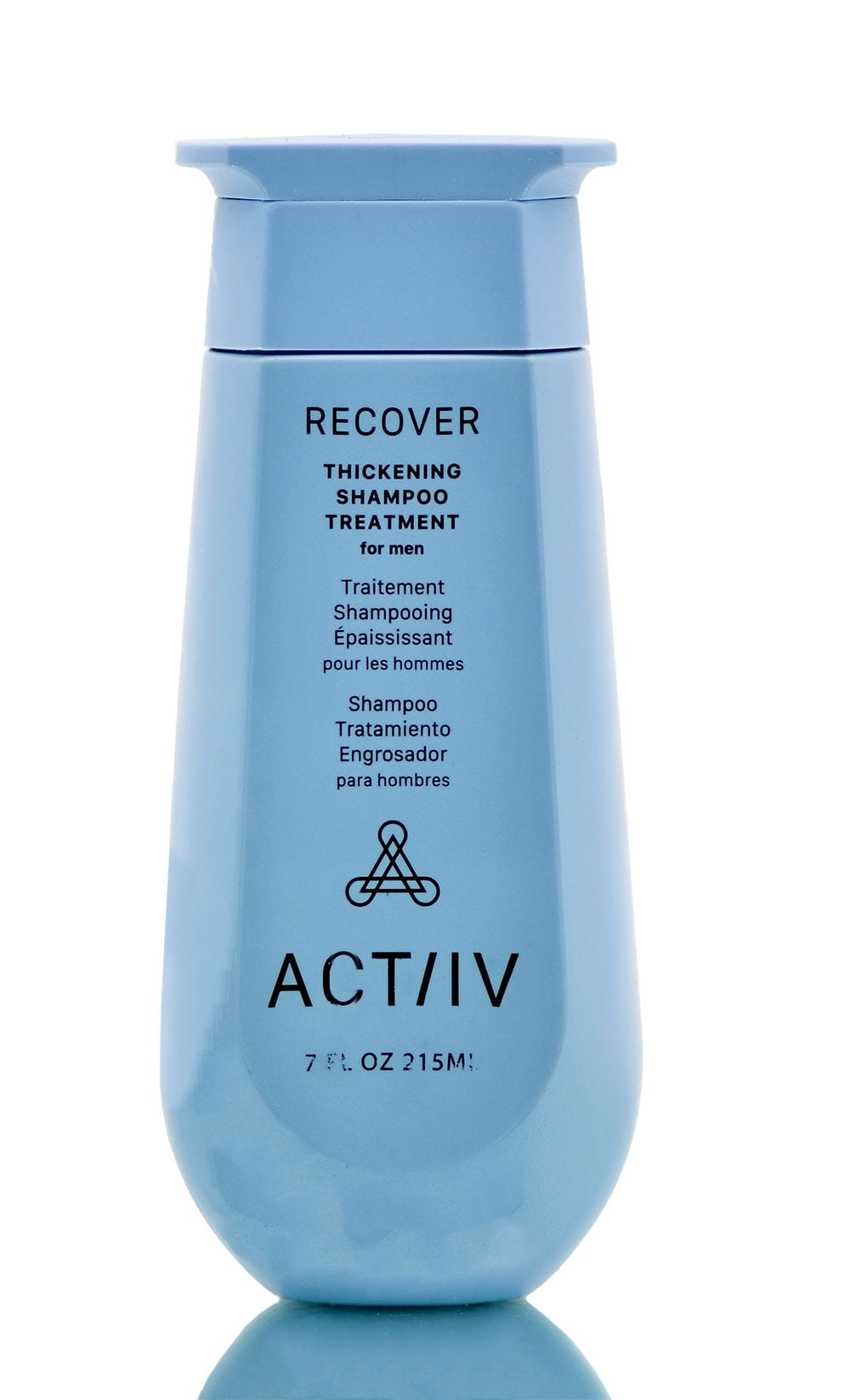 7 oz , ACTiiV Hair Science Recover For Men Thickening Shampoo Treatment hair beauty, Pack of 1 w/ Sleekshop Pink Comb