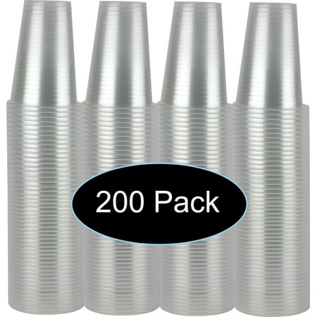 7 oz Clear Plastic Disposable Drinking Cups 200 count
