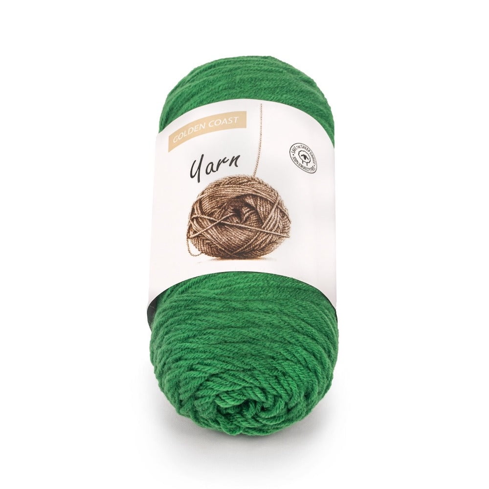 7 oz Medium Acrylic Yarn Kelly Green Worsted Medium Weight Yarn 398
