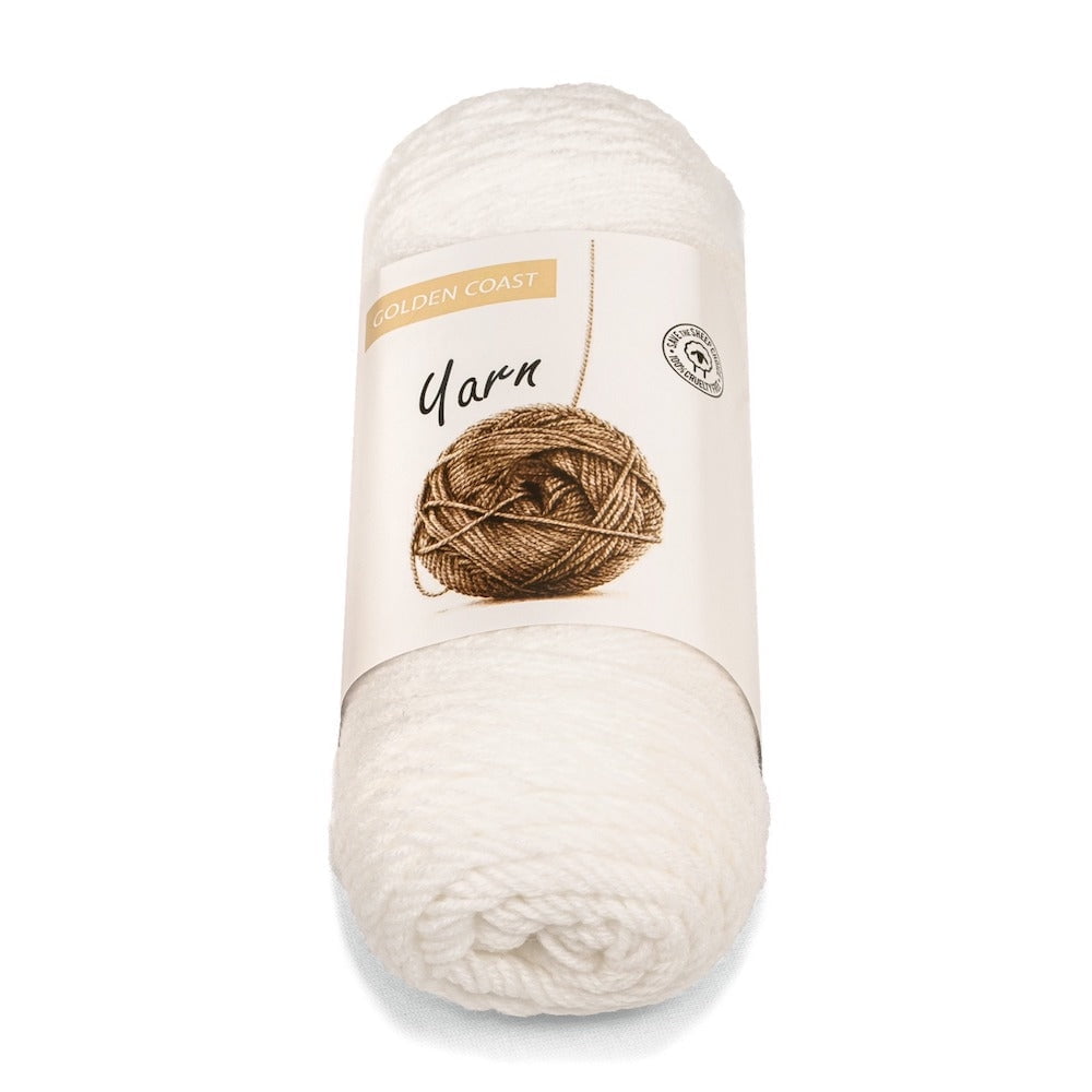 White Worsted Weight Acrylic Yarn 