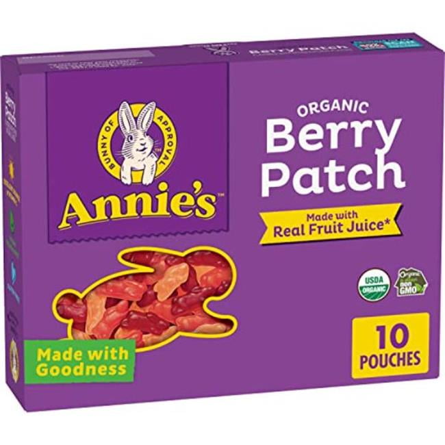 7 oz Organic Berry Patch Fruit Snacks - Pack of 8
