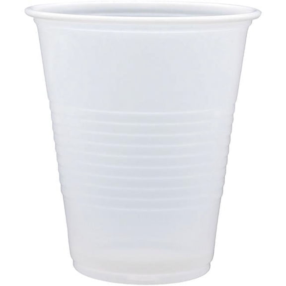 7 oz Plastic Beverage Cups, Translucent - Pack of 2500
