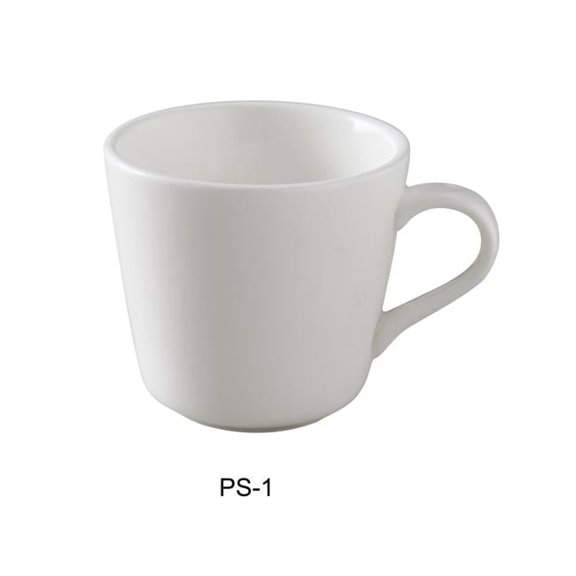 7-oz Porcelain Tall Cup, Bone White - 3 in. - Pack of 36