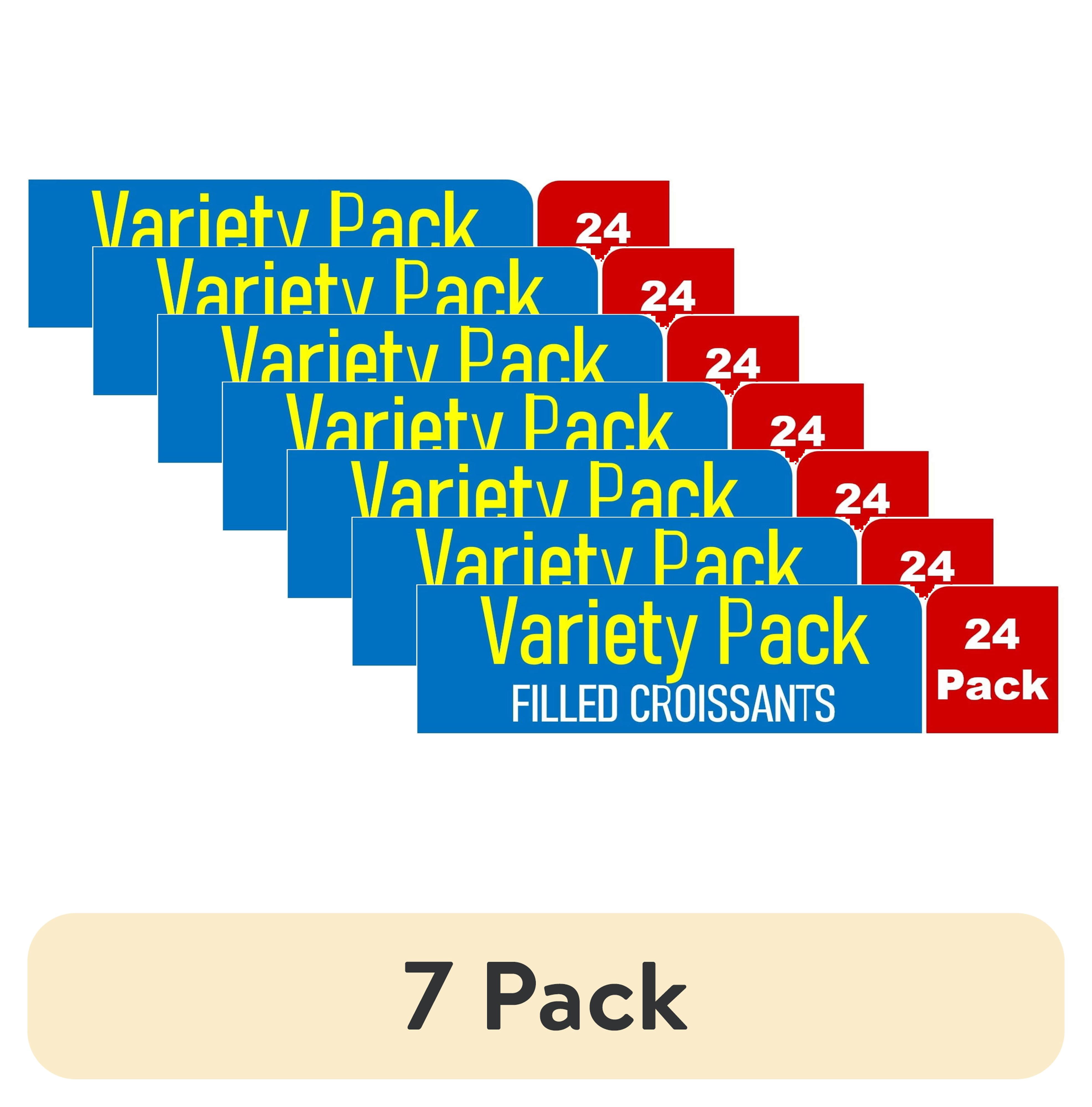 (7 pack) 7Days Soft Croissant, Variety Pack, 2.65oz (Pack of 24)
